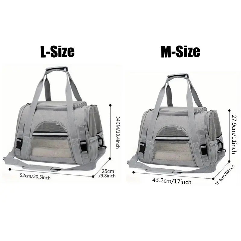 Pet Carrier for Large and Medium Cats, Soft-Sided Pet Carrier for Big Medium Cats and Puppy, Dog Carriers Horizon