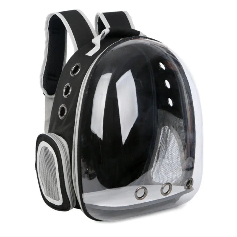 Portable Cat Pet Carrier Backpack Transparent Capsule Bubble Pet Backpack Small Animal Puppy Kitty Breathable Carrier for Travel Horizon