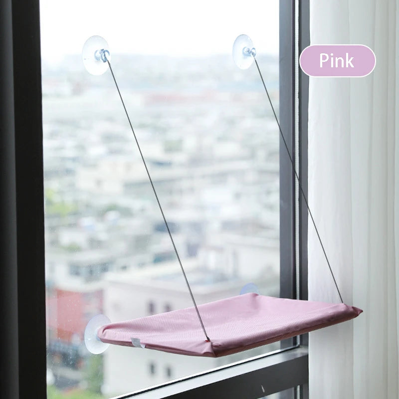 20KG Pet Cat Hammock Hanging Cat Bed Bearing Comfortable Cat Sunny Window Seat Mount Kitten Climbing Frame Pet Accessories Horizon