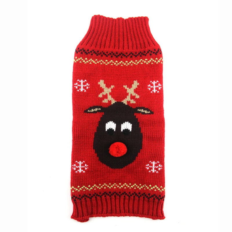 Christmas Holiday Dog Sweater — Warm Autumn & Winter Outfit Horizon