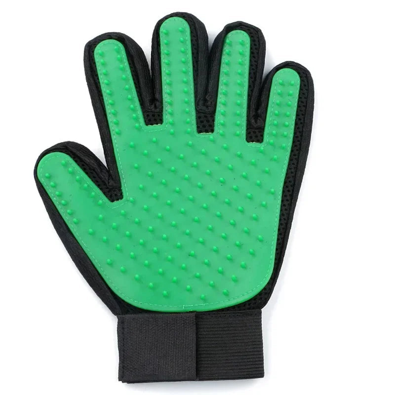 Silicone Pet Grooming Gloves — Hair Removal & Bath Brush Horizon