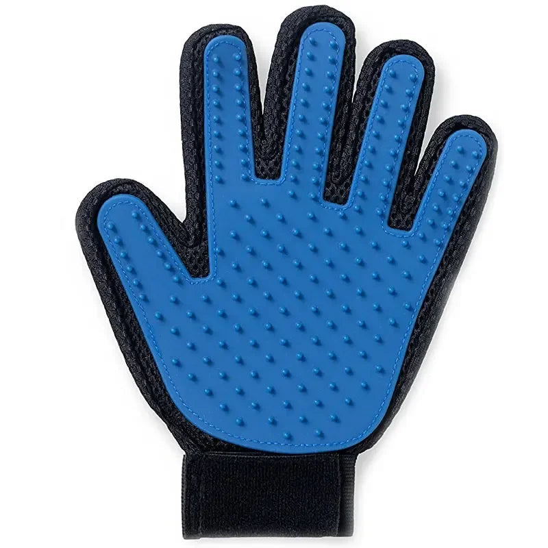 Silicone Pet Grooming Gloves — Hair Removal & Bath Brush Horizon