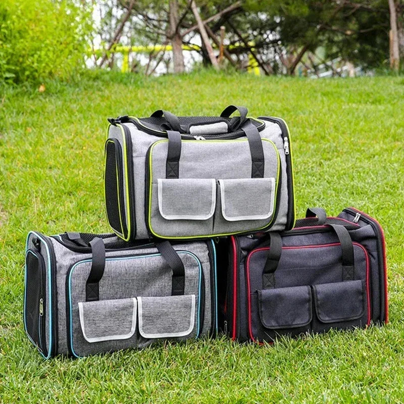 Portable Cat Backpack Carrier Foldable Expandable Pet Travel Bag Airline Approved Breathable Pet Carrier for Dog Pet Accessories Horizon