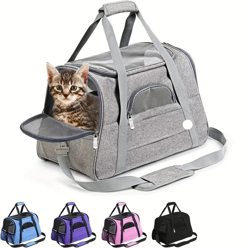 Pet Carrier for Large and Medium Cats, Soft-Sided Pet Carrier for Big Medium Cats and Puppy, Dog Carriers Horizon