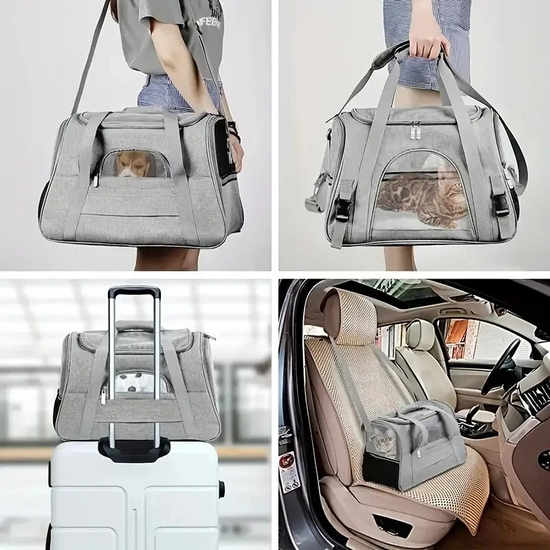Pet Carrier for Large and Medium Cats, Soft-Sided Pet Carrier for Big Medium Cats and Puppy, Dog Carriers Horizon