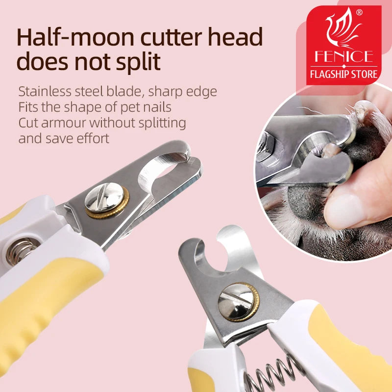 Pet Nail Clipper Scissors Pet Dog Cat Nail Toe Claw Clippers Scissors Trimmer Grooming Tools for Animals Pet Supplies