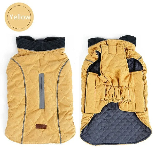 Dog Clothes Winter Dog Coat Pet Warm Jacket Vest New Big Dog Retro Cozy Thick Vest Clothing 6 Colors