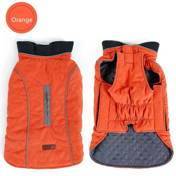 Dog Clothes Winter Dog Coat Pet Warm Jacket Vest New Big Dog Retro Cozy Thick Vest Clothing 6 Colors