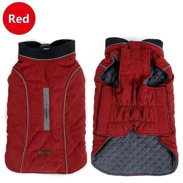 Dog Clothes Winter Dog Coat Pet Warm Jacket Vest New Big Dog Retro Cozy Thick Vest Clothing 6 Colors