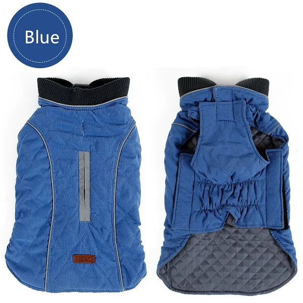 Dog Clothes Winter Dog Coat Pet Warm Jacket Vest New Big Dog Retro Cozy Thick Vest Clothing 6 Colors