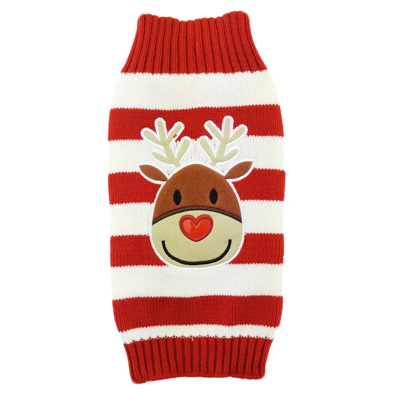 Christmas Holiday Dog Sweater — Warm Autumn &amp; Winter Outfit Horizon