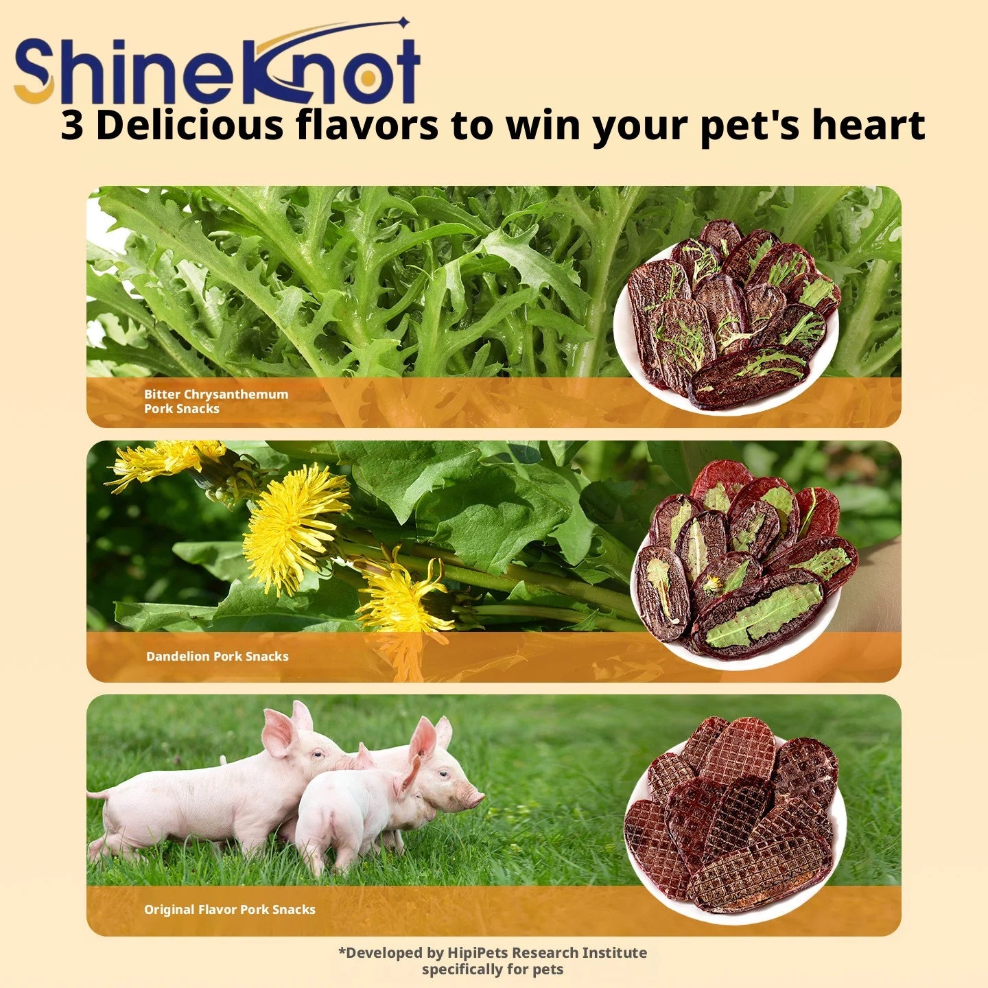SHINEKNOT Pet 0 Add Dried Pig Testicular Slices Dog And Cat Snacks Training Rewards For Cooling Down Freeze Dried Snacks