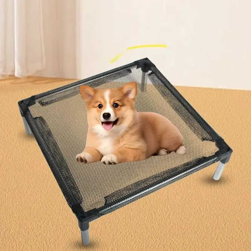 Pet Bed, Cat Dog Folding Camping Bed, Marching Bed, Portable, Detachable, Washable, All Season Cat Kennel, Puppy Bed Cat Bed