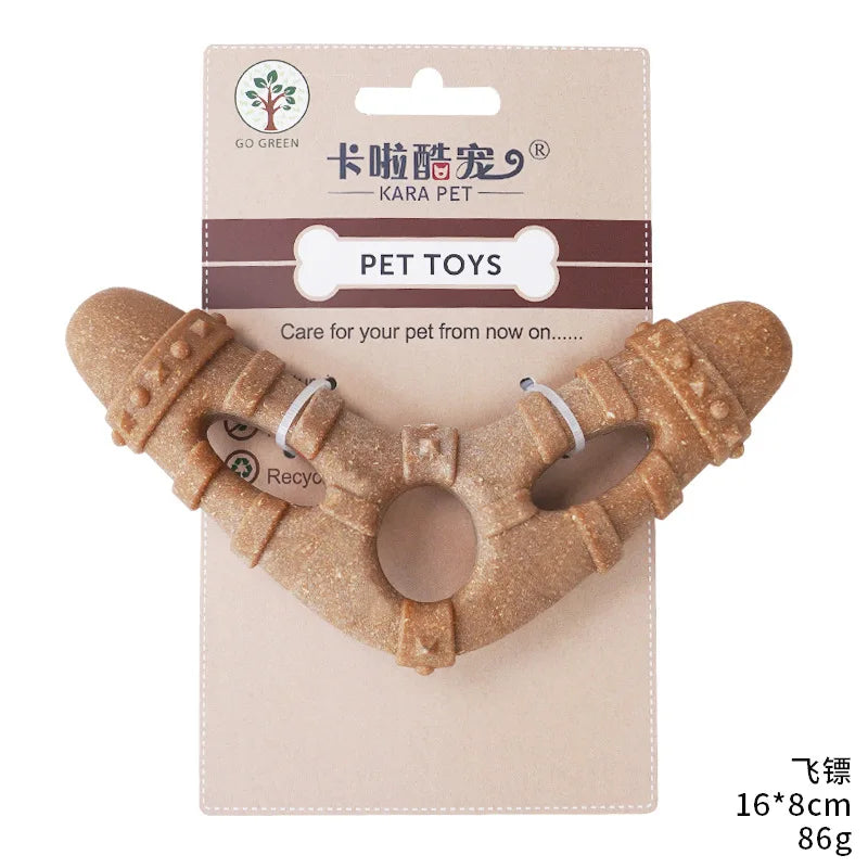 Dog toys imitation bone teething sticks resistant to bite teeth cleaning self-hi and relieveboredom dog toys for large dogs dogs