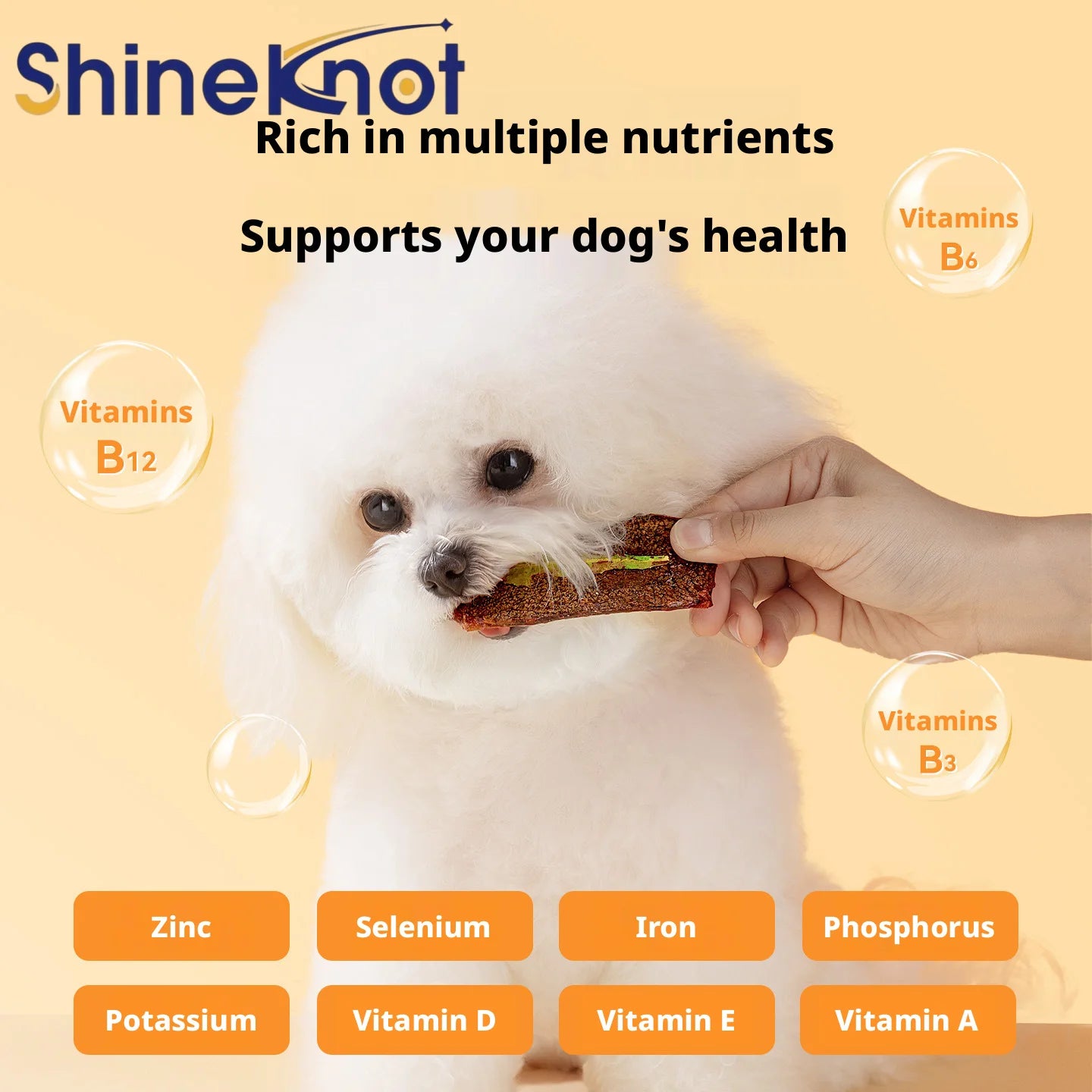 SHINEKNOT Pet 0 Add Dried Pig Testicular Slices Dog And Cat Snacks Training Rewards For Cooling Down Freeze Dried Snacks