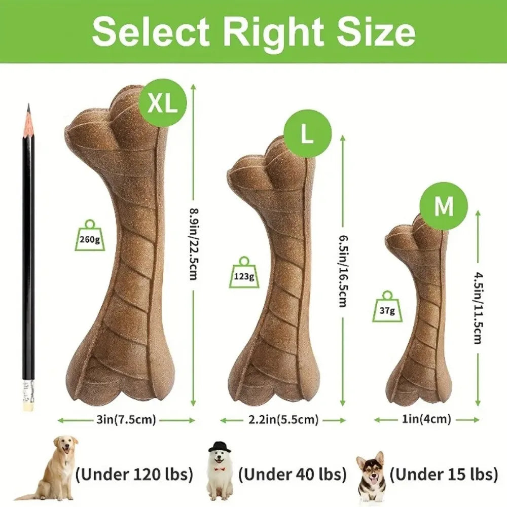 New Simulation Dog Bone Toy Teeth Sharpening Chewing Interactive Plaything Beef Fragrance Puppy Tooth Care Stick Pet Products