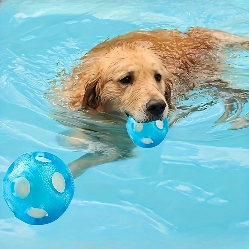 1pc Floating Ocean Ball, Dog Toy Ball Chase Water Play Dog Toy Ball, TPR Interactive Dog Toy Ball Floating Water Ball