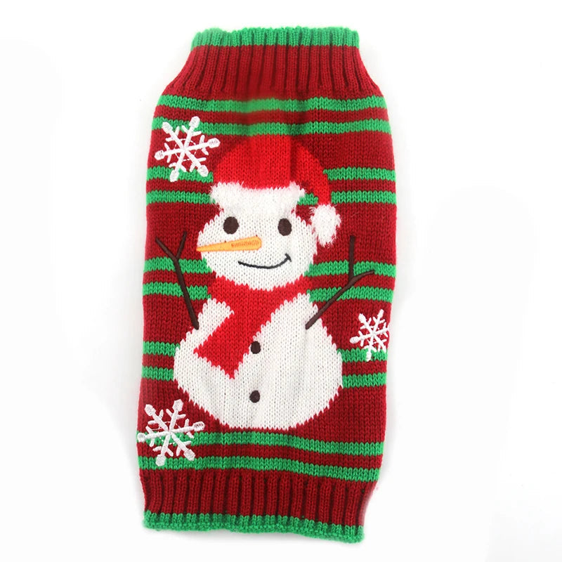 Christmas Holiday Dog Sweater — Warm Autumn &amp; Winter Outfit Horizon