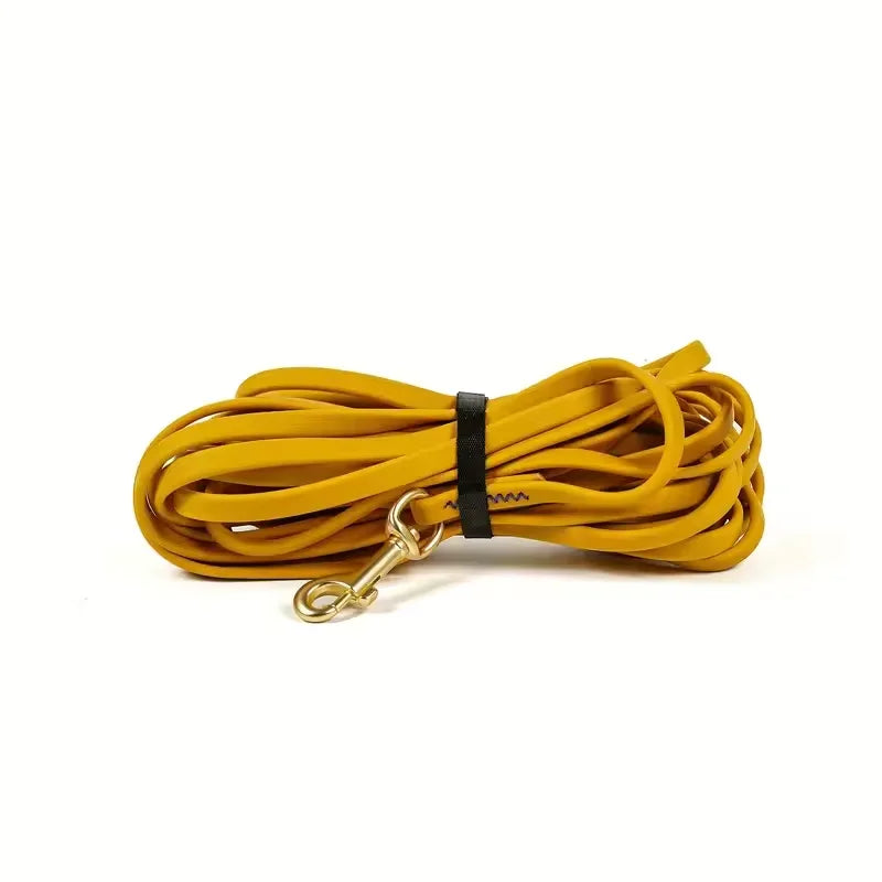 Heavy Duty Waterproof PVC Dog Leash Bite Resistant 1.5-9m Training Rope for Small Medium Large Dogs Anti-Slip Handle 7 Colors