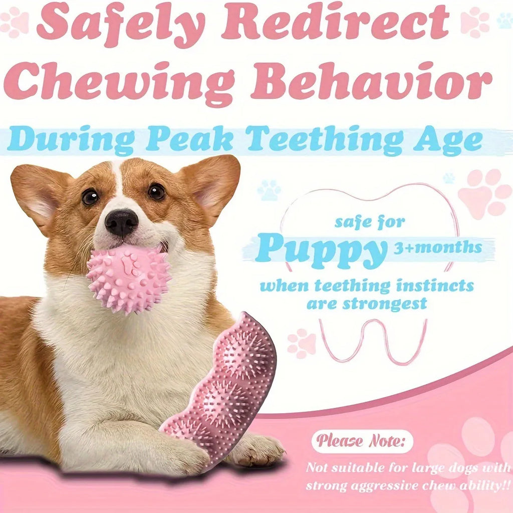 6pcs chew toy for dogs Puppy teething toy Soft and durable interactive toy suitable for puppies