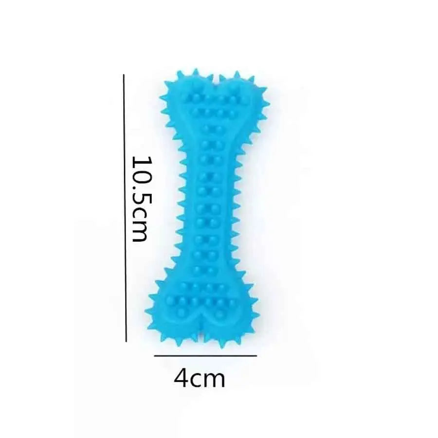1/3pcs Pet Bone Shape Teeth Chew Toy Soft Rubber Bite-resistance Grinding Chewing Toys for Small Dogs Training Pet Supplies