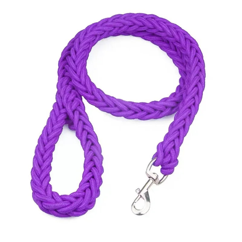Heavy Dog Leash Strong Leash for Dog Pet Products Braided Medium Large Dog Training Lead Leashes Rope Big Dogs Pet Accessories