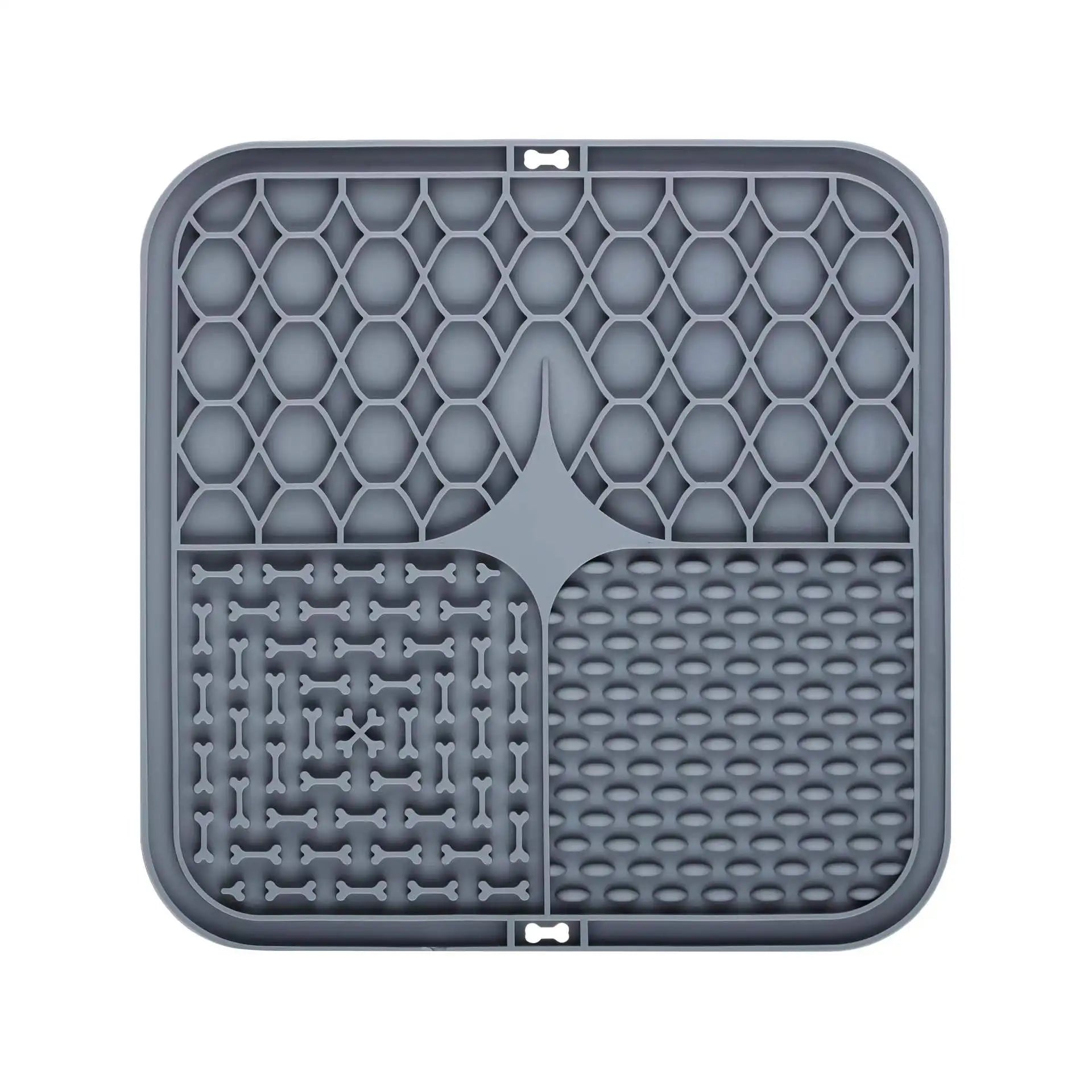 Silicone Dog Lick Mat Slow Feeder with Suction Cup Boredom Buster Bathing Grooming Distraction Licking Pad for Dogs Cats