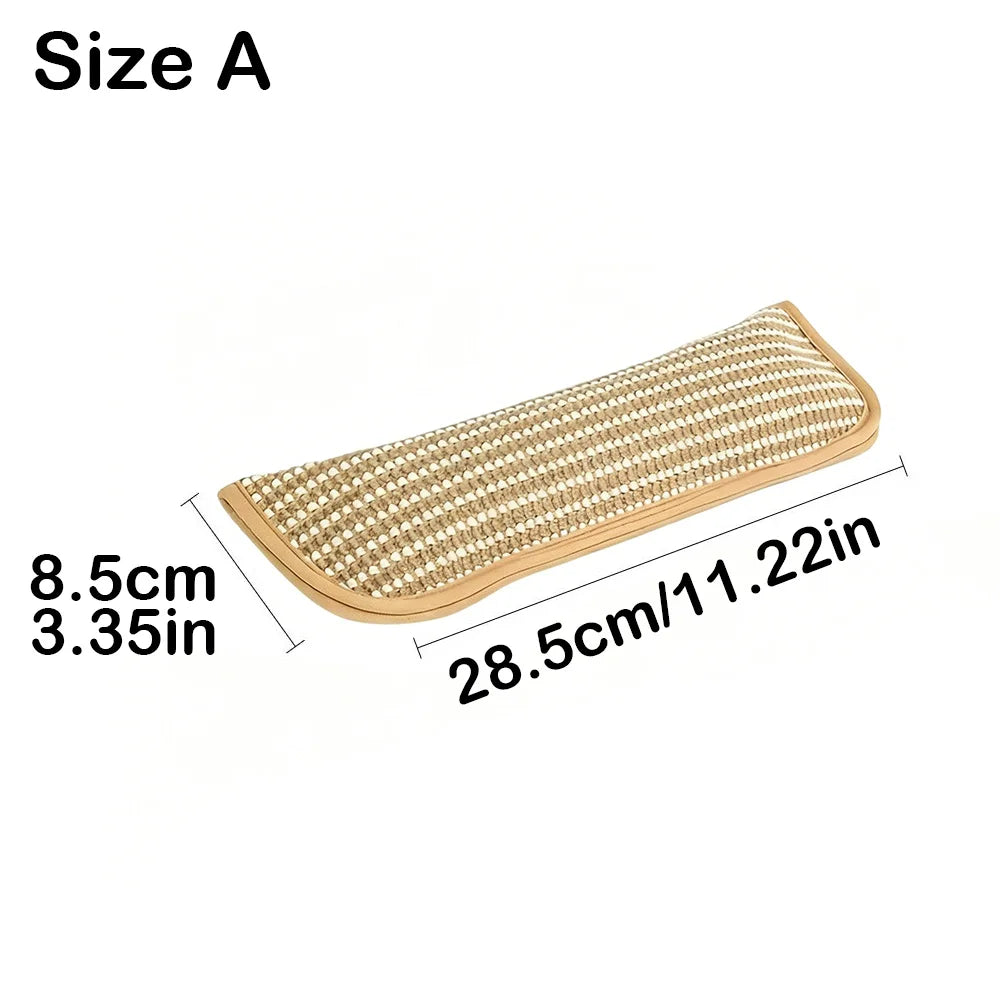 Catnip Pillow Interactive Kicker Toy Sisal Cat Scratcher Chew Toy for Indoor Cats Teeth Grinding Bite Resistant Catnip Toys