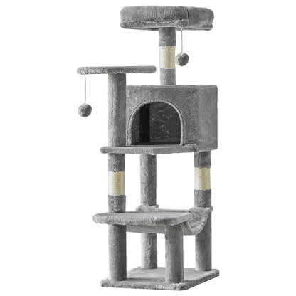 44 Inch Tall Cat Tree Tower for Multiple Cats with Sisal Scratching Posts Condo Perch Platform Indoor Cat Furniture Pet Horizon