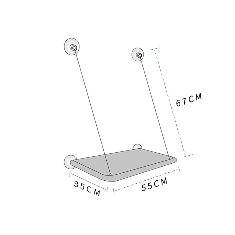 20KG Pet Cat Hammock Hanging Cat Bed Bearing Comfortable Cat Sunny Window Seat Mount Kitten Climbing Frame Pet Accessories Horizon