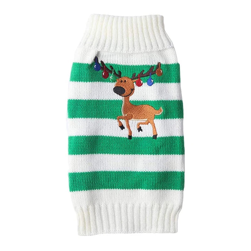 Christmas Holiday Dog Sweater — Warm Autumn &amp; Winter Outfit Horizon