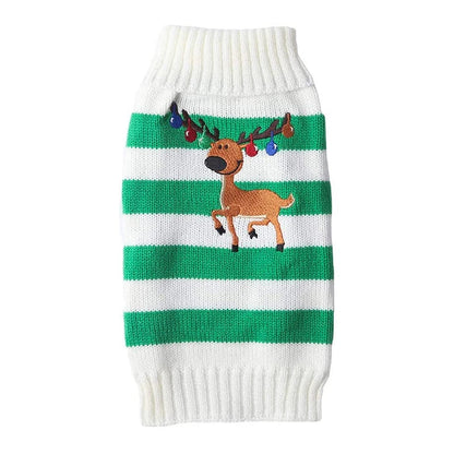 Christmas Holiday Dog Sweater — Warm Autumn &amp; Winter Outfit Horizon