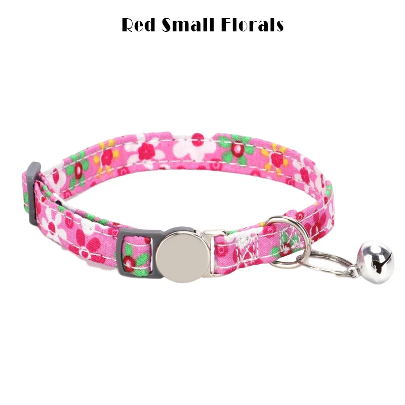 Personalized Cat collar with Bell Safety Buckle Customized Nametag Puppy Kitten Necklace Free Engraving Name ID Tag Nameplate