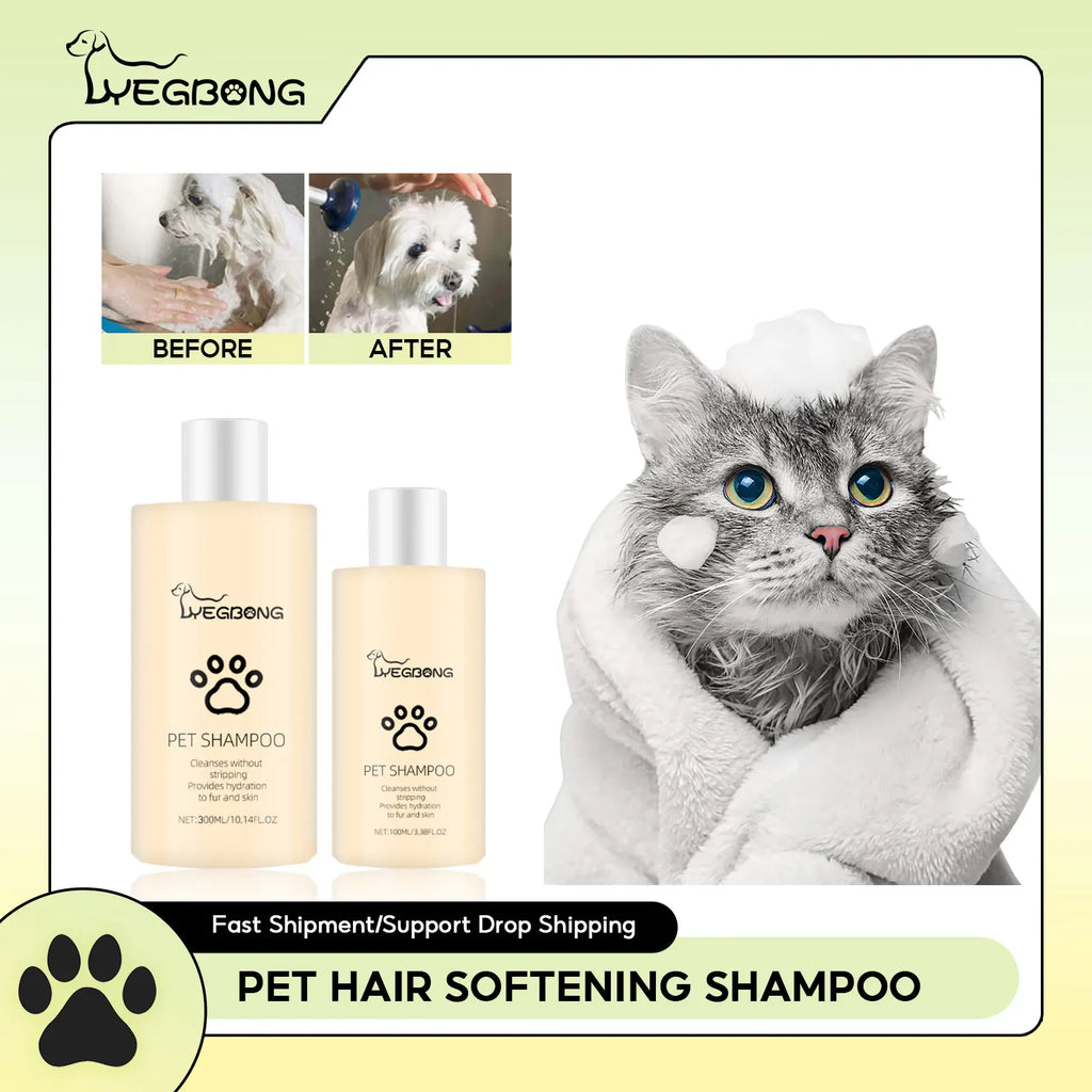 Pet Wash Shampoo Dogs Hair Soften Dirts Mites Removal Flea Kille Deodorizing Reduce Itching Anti Flea Pet Grooming Puppy Shampoo