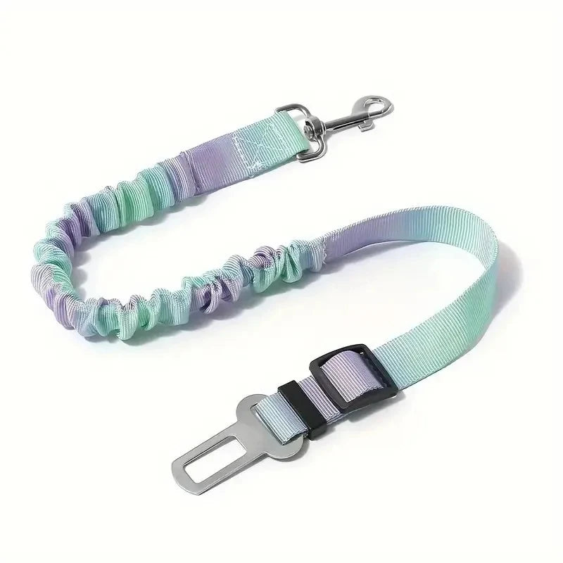Adjustable Elastic Pet Car Seat Belt Dog Cat Single Dual Safety Restraint Leash for Vehicle Travel