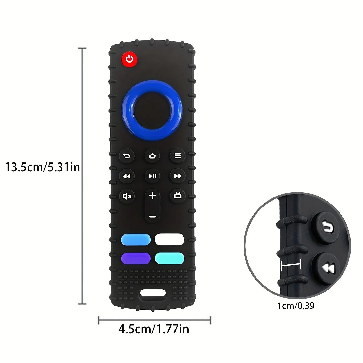 1PC Chew Dog Teething Toy Silicone Remote Control for Puppies-Multi-Color Options Available,Silicone Material,Pet Teething Stick