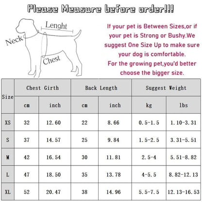 Striped Dog Cardigan Sweater — Warm Winter Coat for Small Dogs Horizon
