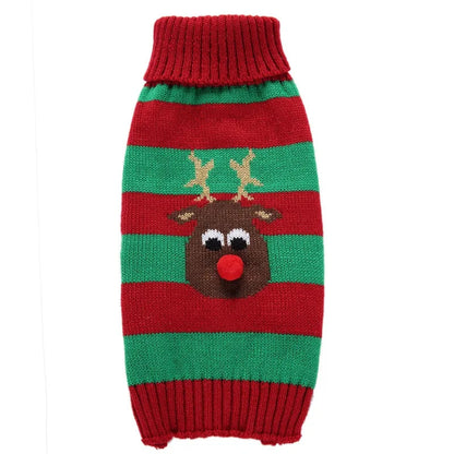 Christmas Holiday Dog Sweater — Warm Autumn &amp; Winter Outfit Horizon