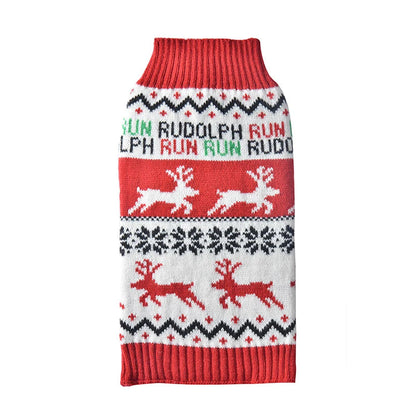 Christmas Holiday Dog Sweater — Warm Autumn &amp; Winter Outfit Horizon