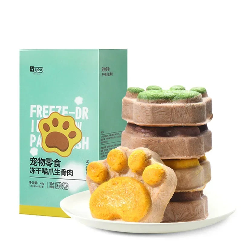 Freeze-Dried Raw Bone Meat Pie Cat Snacks — Nutrition &amp; Molar Support Horizon