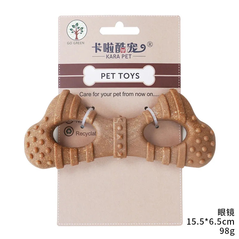 Dog toys imitation bone teething sticks resistant to bite teeth cleaning self-hi and relieveboredom dog toys for large dogs dogs