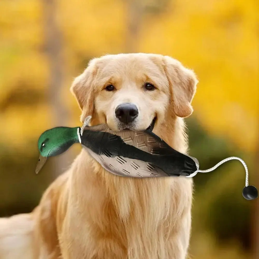 Funny Mallard Duck Decoy Dog Training Toys Bite Resistant For Training Dogs Dog Chew Toy Relaxing Artificial Duck Bird Fetch Toy