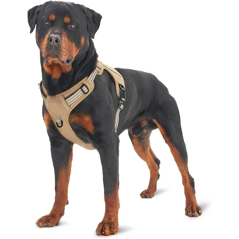 Tactical Military Dog Harness with Reflective Straps &amp; Control Handle Horizon