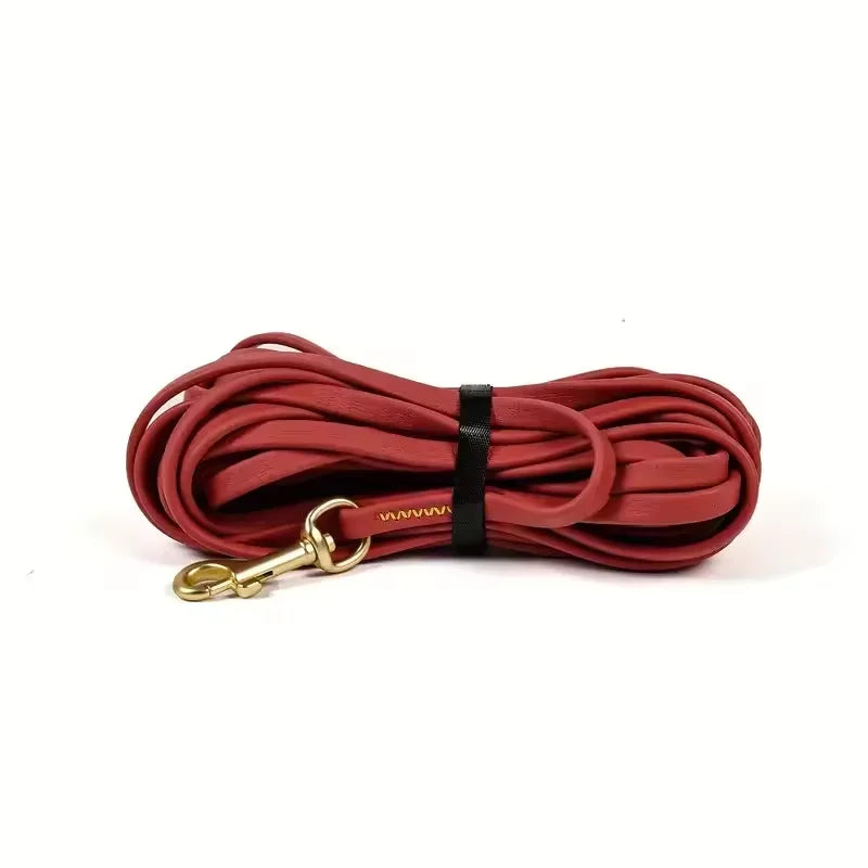 Heavy Duty Waterproof PVC Dog Leash Bite Resistant 1.5-9m Training Rope for Small Medium Large Dogs Anti-Slip Handle 7 Colors