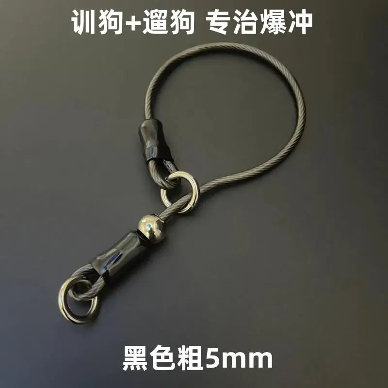 Dog Leash P Chain Explosion Proof Training Collar Small Medium Large Dogs Universal Neck Ring Competition Level Walking Dogs