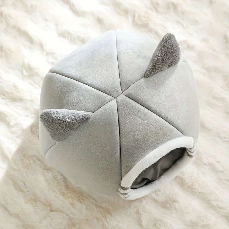 Deep Sleeping Cat Bed Cave Nest With Soft Mat Bed For Cats Pet Products  Bag Sofa Pet  House Dog Basket Tent Bearded  Cama Para