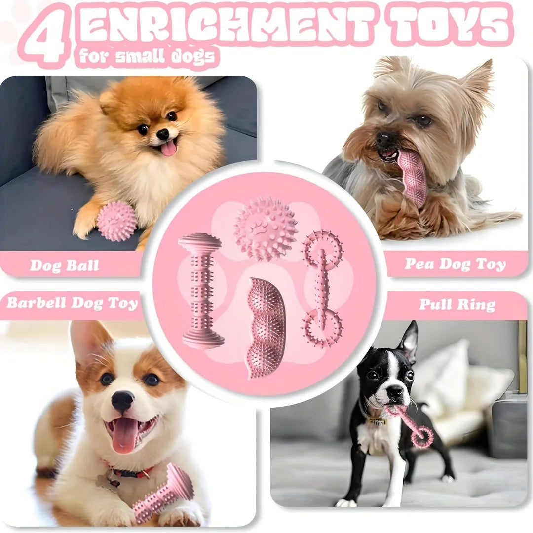 6pcs chew toy for dogs Puppy teething toy Soft and durable interactive toy suitable for puppies