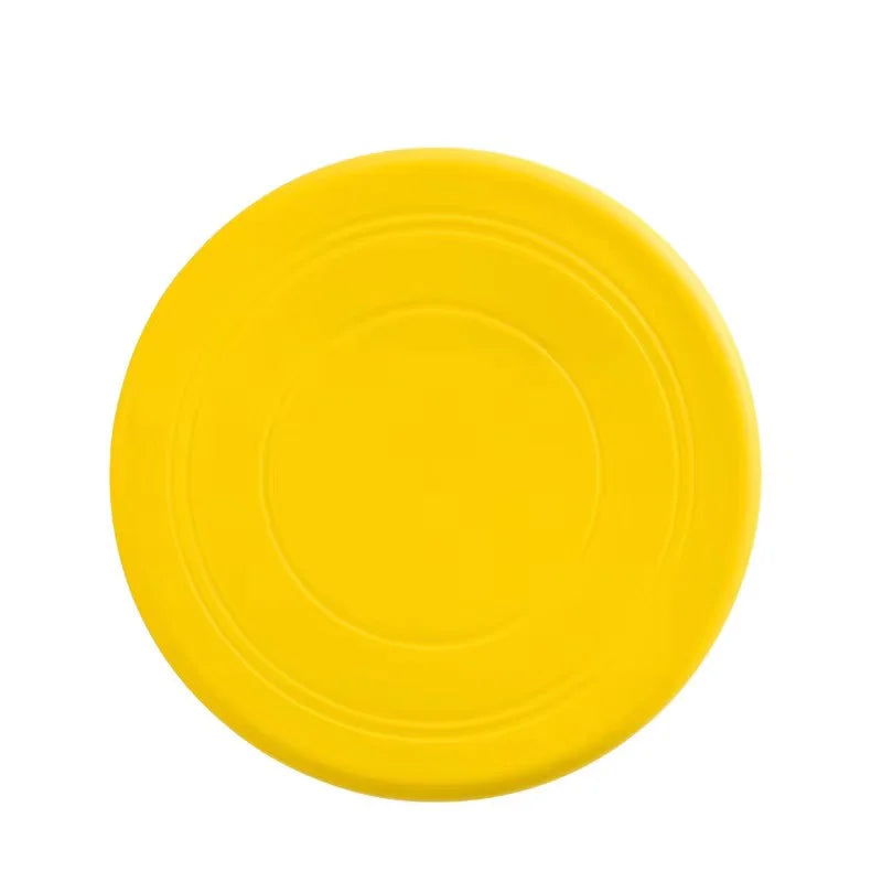 Pet Flying Disc Interactive Training Toy Outdoor Throwing Soft Rubber Flying Saucer For Dogs Exercise Play Fetch Training Supply