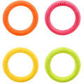 Indestructible Dog Flying Disc Ring, Bite Resistant TPR Chew Toy for Tug of War Fetch, Floating Outdoor Dog Toy for All Dogs