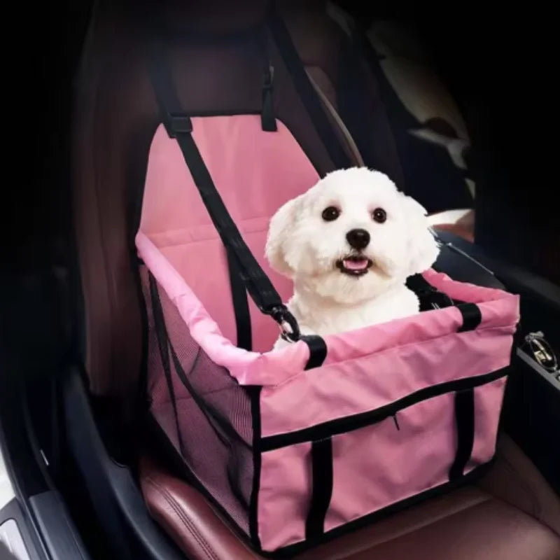 Dog Car Seat Cover Foldable Hammock Pet Harness Cat Bag Basket Stable and Foldable Travel Pet Dog and Cat Safety Car Seat Horizon